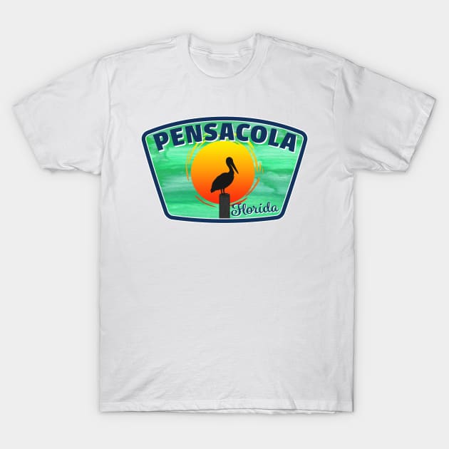 Pensacola Florida Vacation Travel T-Shirt by TravelTime